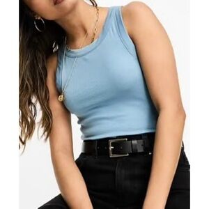 NEW ALLSAINTS Rina Tank in Slate Blue